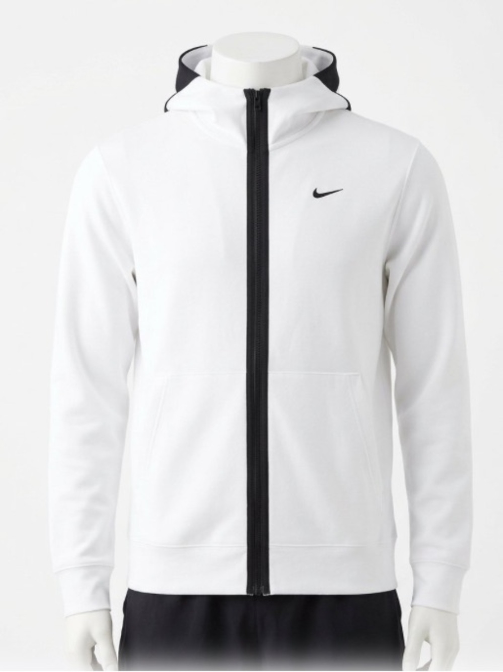 Nike Men’s White Spotlight Basketball Hoodie XXL